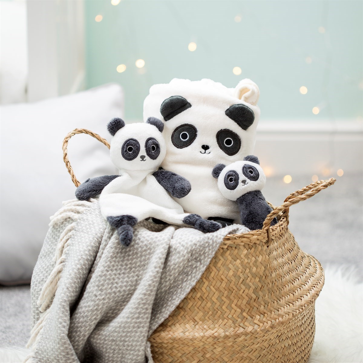 panda baby comforter