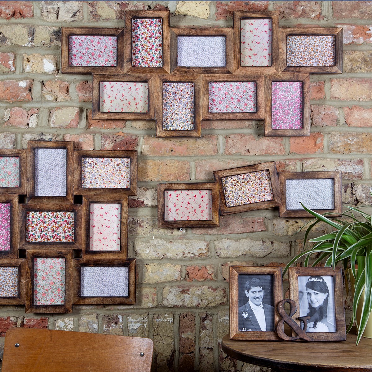 Rustic collage clearance picture frames
