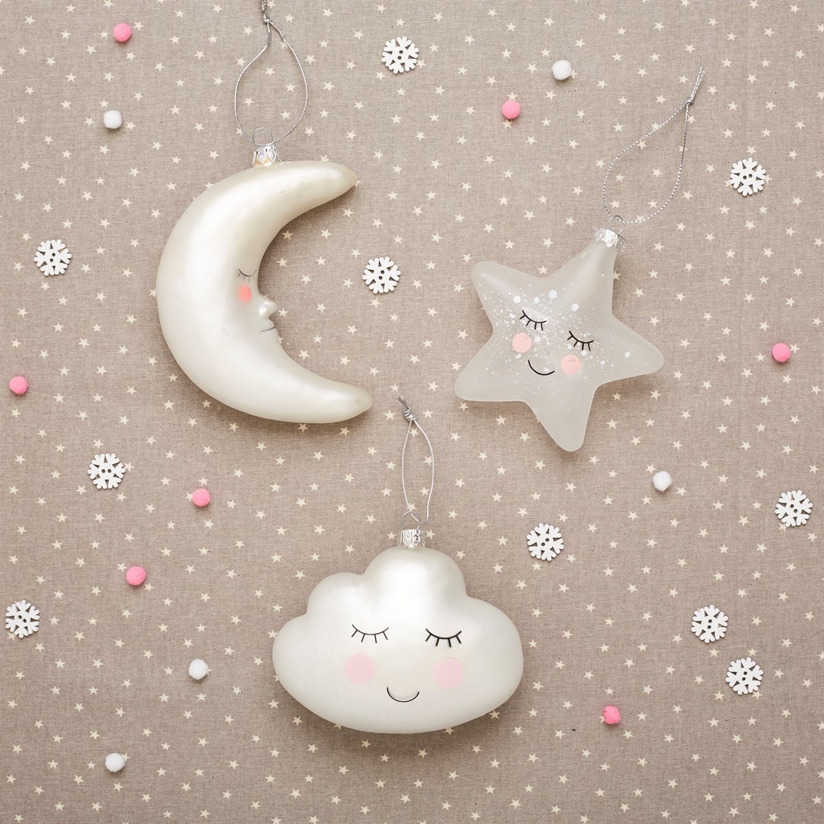 Sass & Belle Pastel Rainbow Shaped Bauble