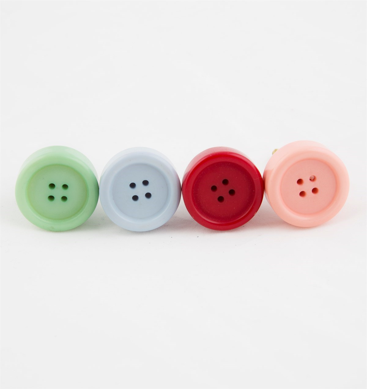 Vintage Coloured Button Drawer Knob Assorted
