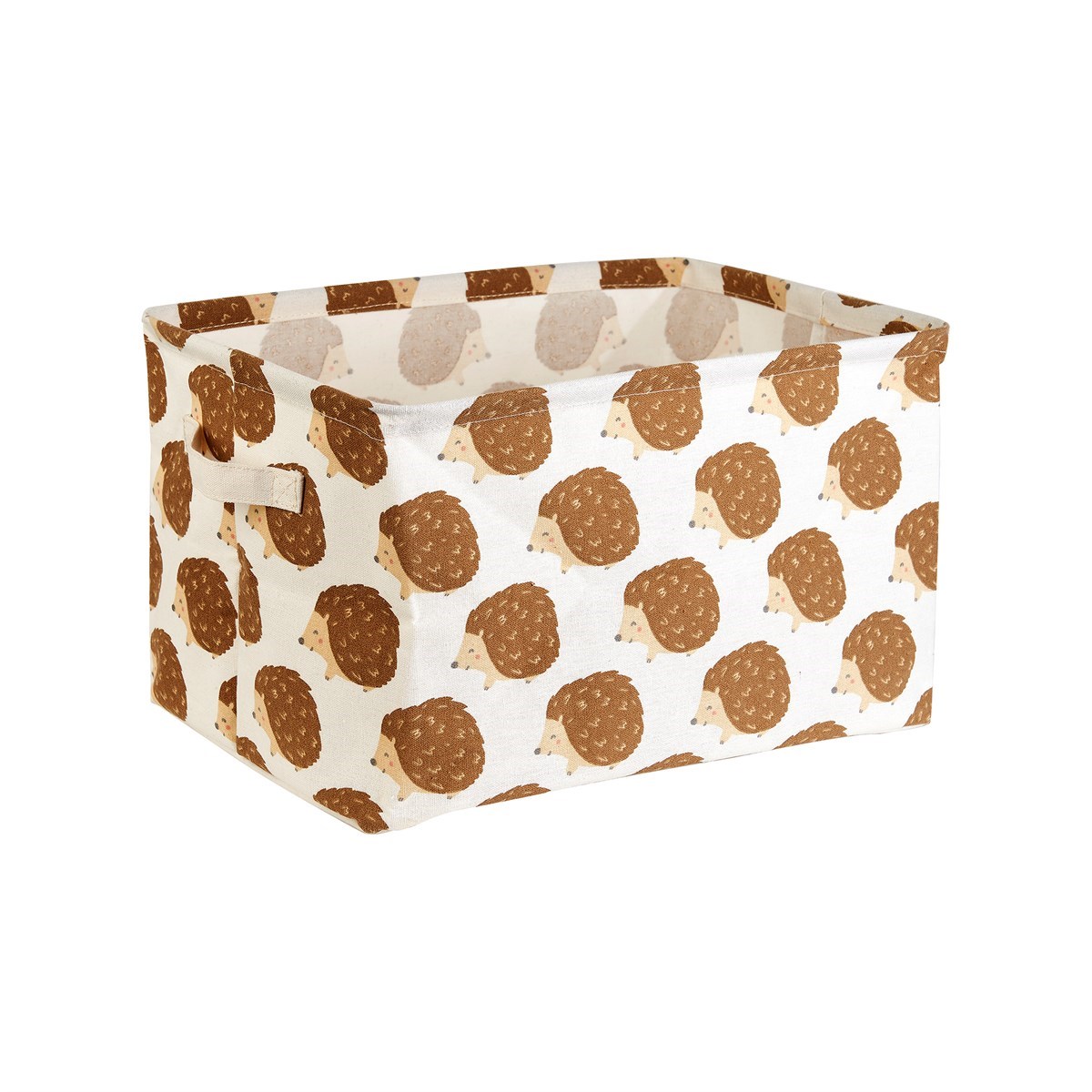 Woodland Hedgehog Canvas Storage Baskets Set of 2