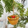 Wooden Mince Pie Bauble