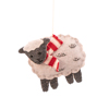 Sheep Flat Felt Decoration - Set of 3