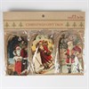 Retro Vintage Father Christmas Scene Gift Tags - Set of 15