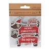 Christmas Sausage Dog Gift Tags - Set of 12