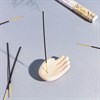 Hand Incense Holder White