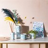 Turquoise and Blue Splatterware Large Vase