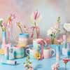 Pastel Ombre Mug Blue & Pink