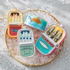 Blue Sardine Tin Shaped Bauble