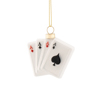 Poker Night Shaped Baubles - Set of 3