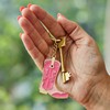 Cowboy Boot Enamel Keyring