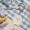 Sheep Enamel Keyring