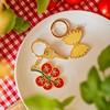 Pasta Shaped Keyring