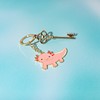 Axolotl Enamel Keyring