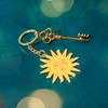 Sun Enamel Keyring