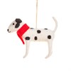 Dalmatian in Scarf Hanging Decoration