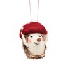 Festive Hedgehogs Hanging Decorations - Assorted