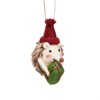 Festive Hedgehogs Hanging Decorations - Assorted