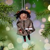 Fringed Mouse Felt Decoration