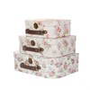 Wild Rose Suitcases - Set of 3