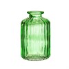 Green Glass Bud Vases - Set Of 3