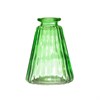 Green Glass Bud Vases - Set Of 3