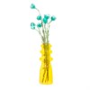 Yellow Ripple Vase