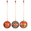 Kashmiri Papier Mache Floral Baubles - Assorted
