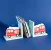 Fire Engine Red Bookends
