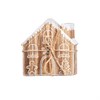 Gingerbread House Wooden Coasters - Set of 4