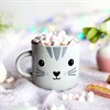 Nori Cat Kawaii Friends Grey Mug