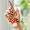 Mushroom Zari Keyring