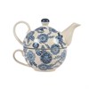 Blue Willow Floral Tea For One