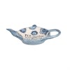 Blue Willow Floral Tea Lovers Tea Bag Dish