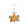 Bee Fabric Keyrings - Assorted