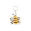 Bee Fabric Keyrings - Assorted