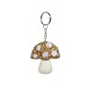 Mushroom Fabric Keyring Assorted