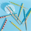 Striped Bamboo Chopsticks - Set of 5