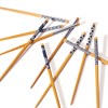 Japandi Bamboo Blue Chopsticks - Set of 5