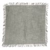 Grey Stonewash Napkins with Fringed Edge - Set of 2