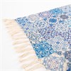 Blue Tile Print Rug Large