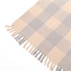 Grey Gingham Throw
