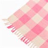 Pink Gingham Throw