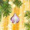 Red Onion Shaped Bauble