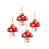 Small Mushroom Shaped Bauble - Set of 4