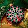 Darts Board Shaped Bauble