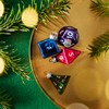 Mini Dice Shaped Baubles - Set of 4