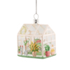 Mini Greenhouse with Wheelbarrow Shaped Bauble