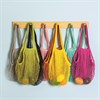 Mustard Yellow String Shopping Bag