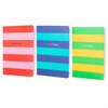 Bright Ideas Striped A5 Notebooks - Assorted